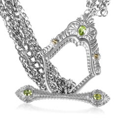 Stephen Webster Jewels Verne Women's Sterling Silver and Peridot Toggle Necklace