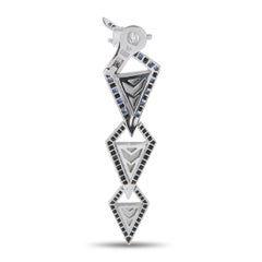 Stephen Webster Lady Stardust - Orecchini con diamanti e zaffiri in oro 18 carati SW04-011326