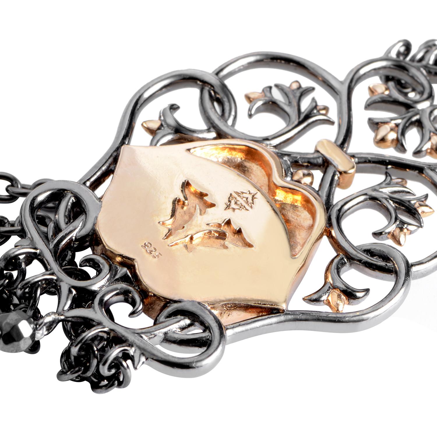 sterling silver quartz necklace