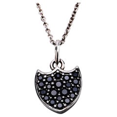 Stephen Webster Limited Edition 925 Silver Necklace with Shield Pendant