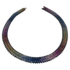 Magnipheasant-Halskette mit mehreren Kragen von Stephen Webster 