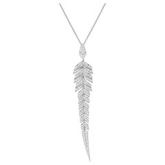 Stephen Webster Magnipheasant White Gold and White Diamond Pavé Pendant