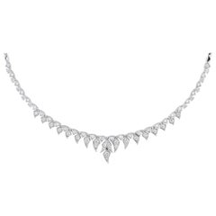Stephen Webster Magnipheasant White Gold and White Diamond Pavé Short Necklace