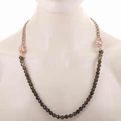 Stephen Webster Pop Superstud Rose Gold-Plated Silver and Quartz Beaded Necklace