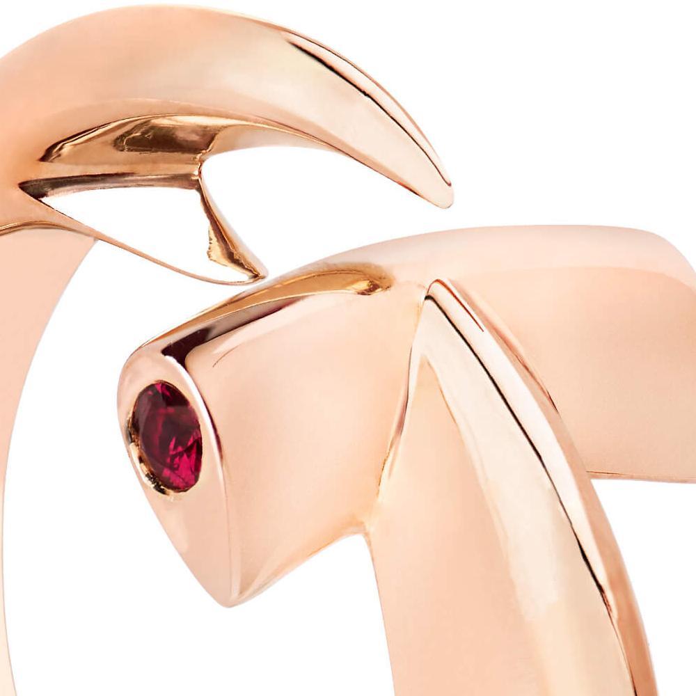 Stephen Webster Ruby and 18 Carat Rose Gold Hammerhead Ring 3