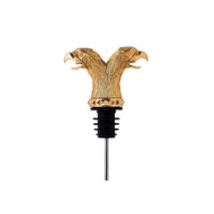 Stephen Webster Russian Roulette Yellow Gold-Plated Double Eagle Head Pourer
