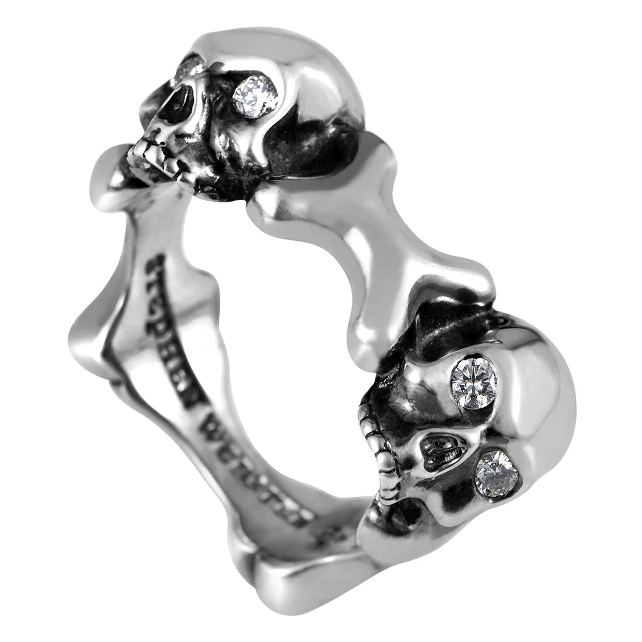 Sterling Silver Skull Ring - For Sale on 1stDibs | sterling silver 