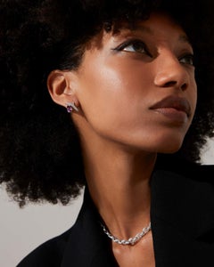 Stephen Webster Spinel Earrings Thorn Embrace in 18k white gold