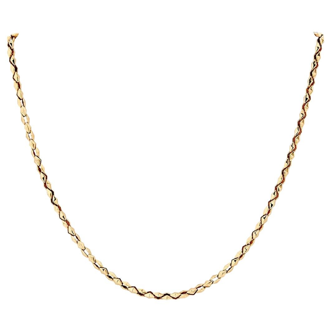 Stephen Webster: 18 Karat Gelbgold Kette mit Superstud