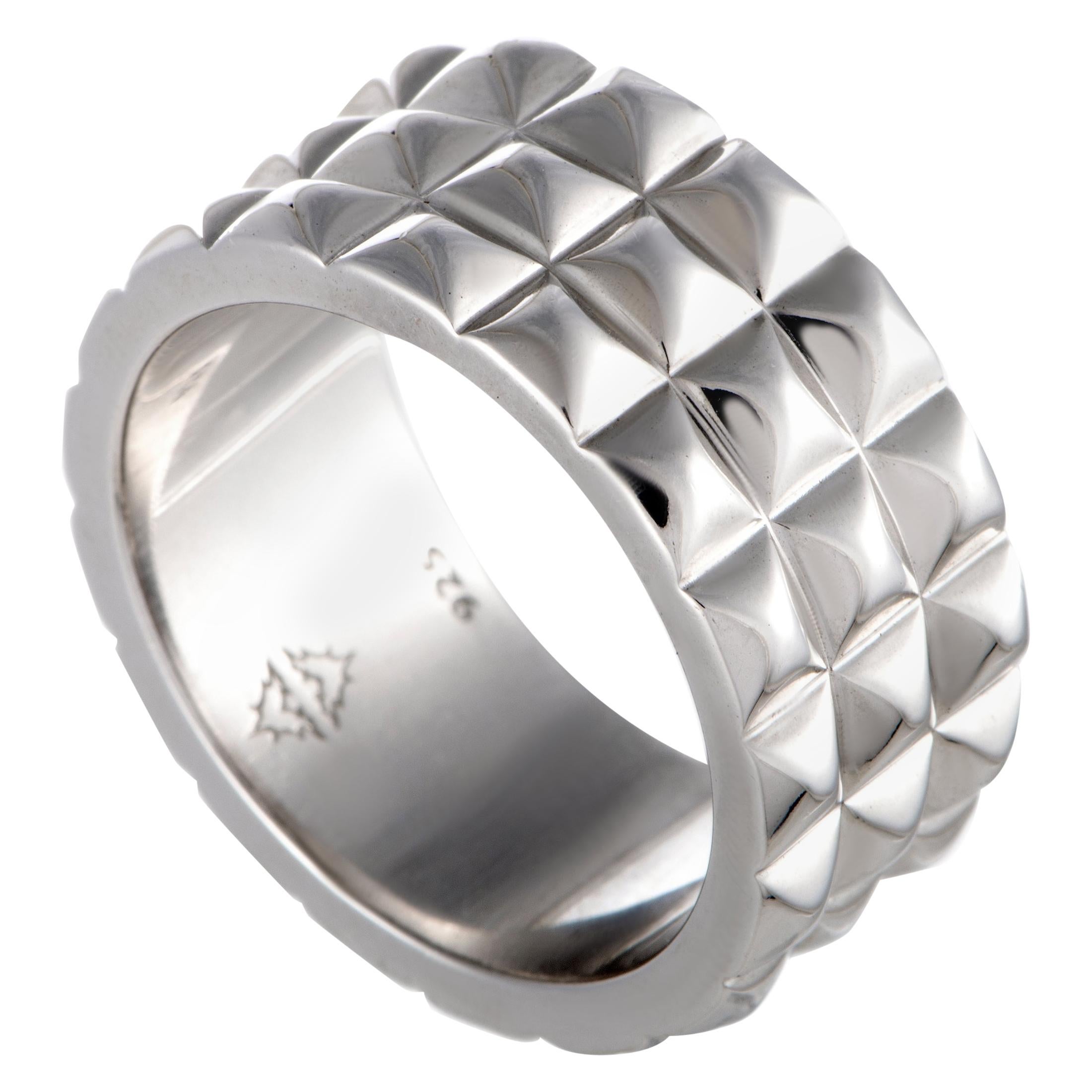 Stephen Webster Superstud Silver Wide Band Ring