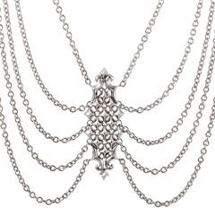 Stephen Webster Superstud Donna Collana in argento con catene pendenti