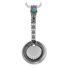 Stephen Webster Tequila Lore Cow Cocktail Strainer with Turquoise Crystal Haze