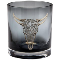 Stephen Webster Tequila Lore Cow Engraved Detail Smoke Colored Ice Bucket