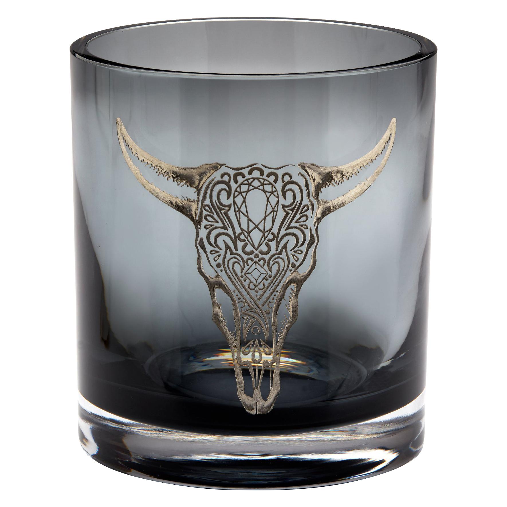 Stephen Webster Tequila Lore Cow Engraved Detail Smoke Colored Ice Bucket For Sale