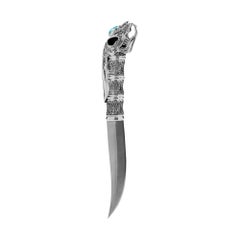Used Stephen Webster Tequila Lore Rabbit Silver Knife with Turquoise Crystal Haze