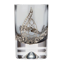 Stephen Webster Tequila Lore Rattlesnake Engraved Smoke Shot Glass - Set of 2
