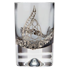 Stephen Webster Tequila Lore Rattlesnake Engraved Smoke Shot Glass - Set of 2