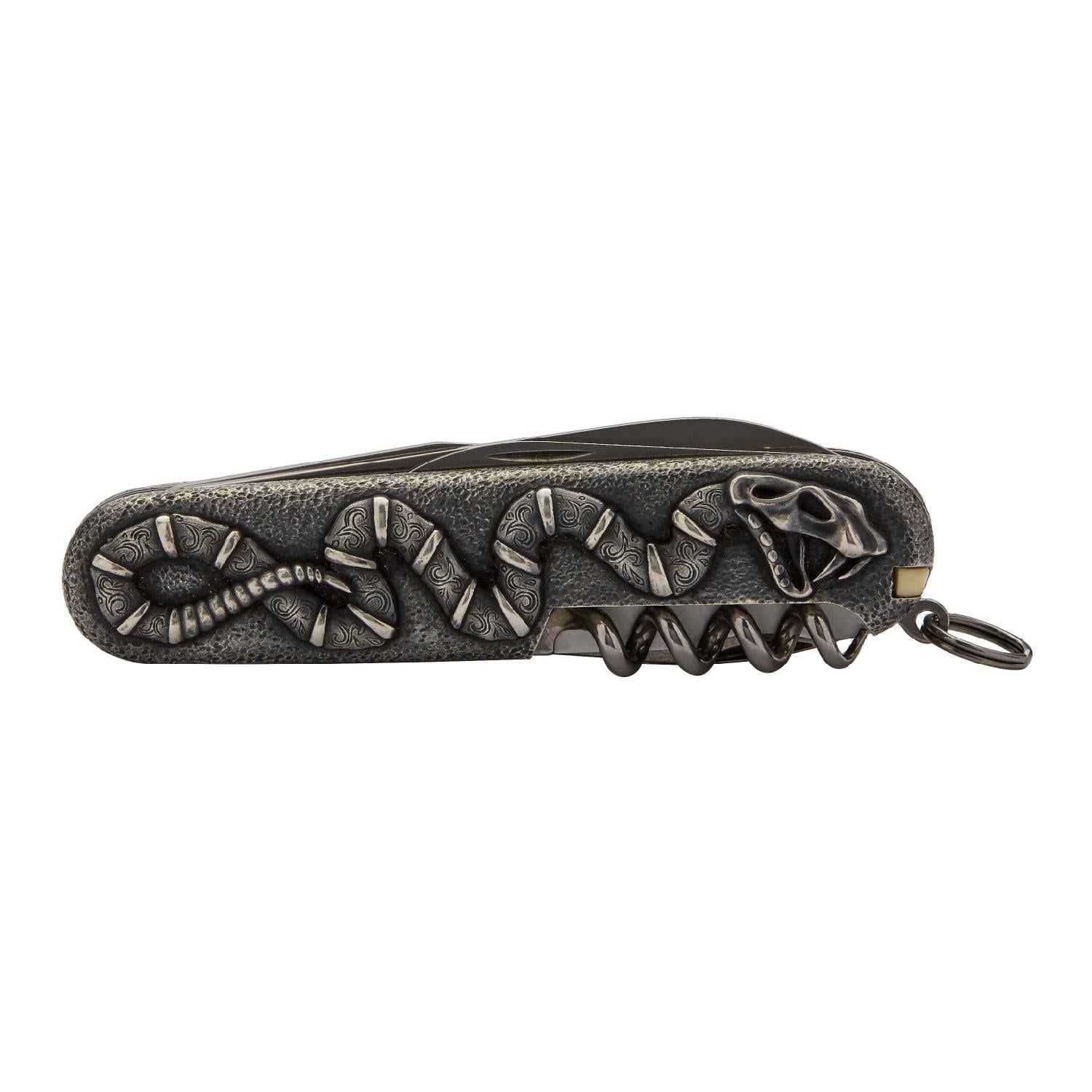 Stephen Webster Tequila Lore Sterling Silver Snake Swiss Army Knife For Sale