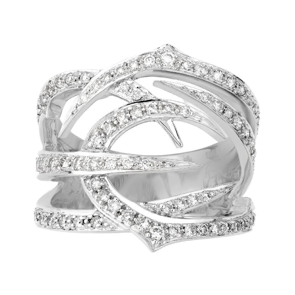Stephen Webster Thorn 18 Carat White Gold and '0.55 Carat' White Diamond Ring