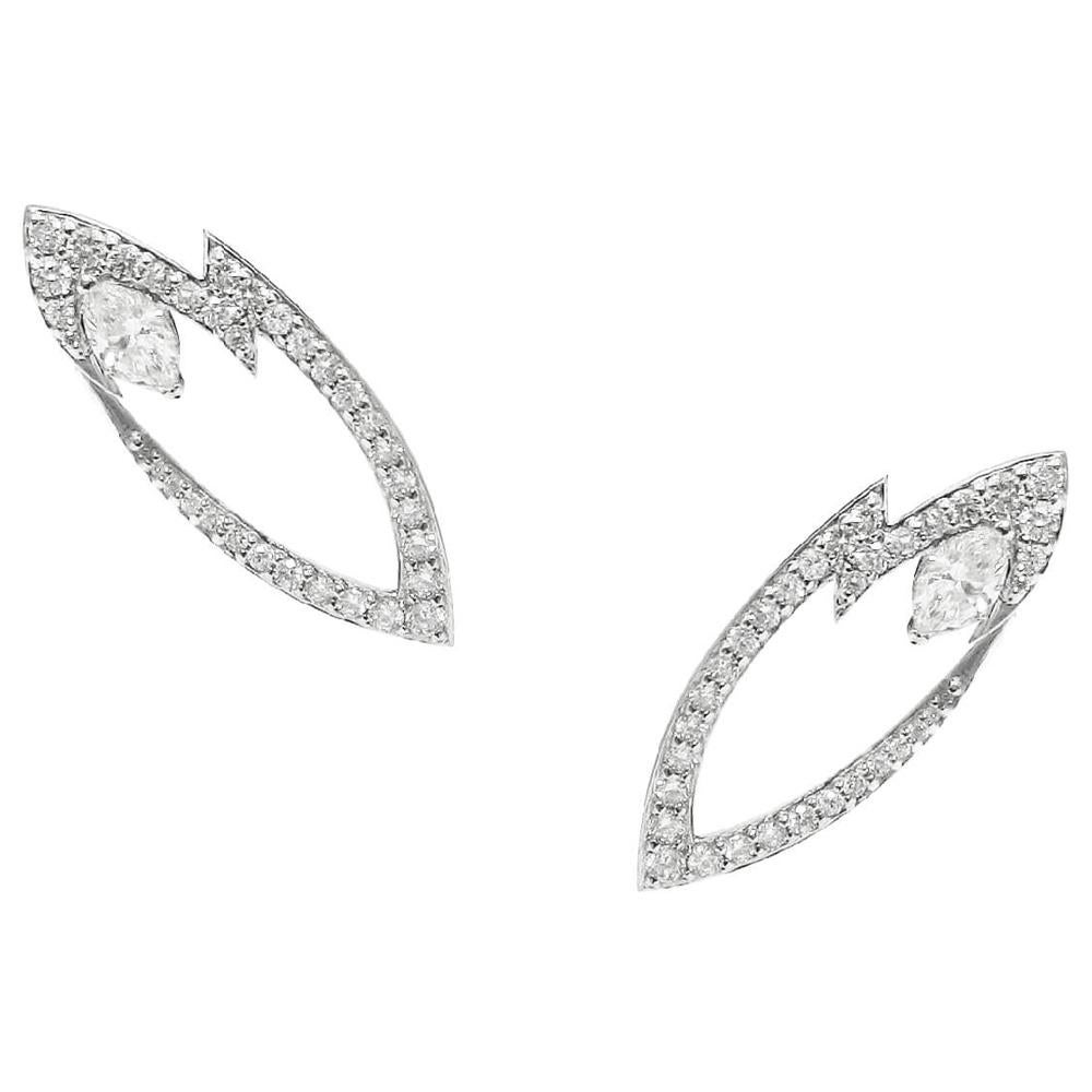 Thorn Earrings - 18ct white gold, marquise cut white diamonds 0.31ct and white diamond pavé 0.49ct.

Please enquire for your exclusive price if your delivery country is outside of the United Kingdom.

Built on a foundation of 40 years of technical