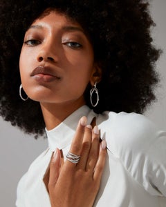 Stephen Webster whitegold diamond ring double wrap Thorn Embrace