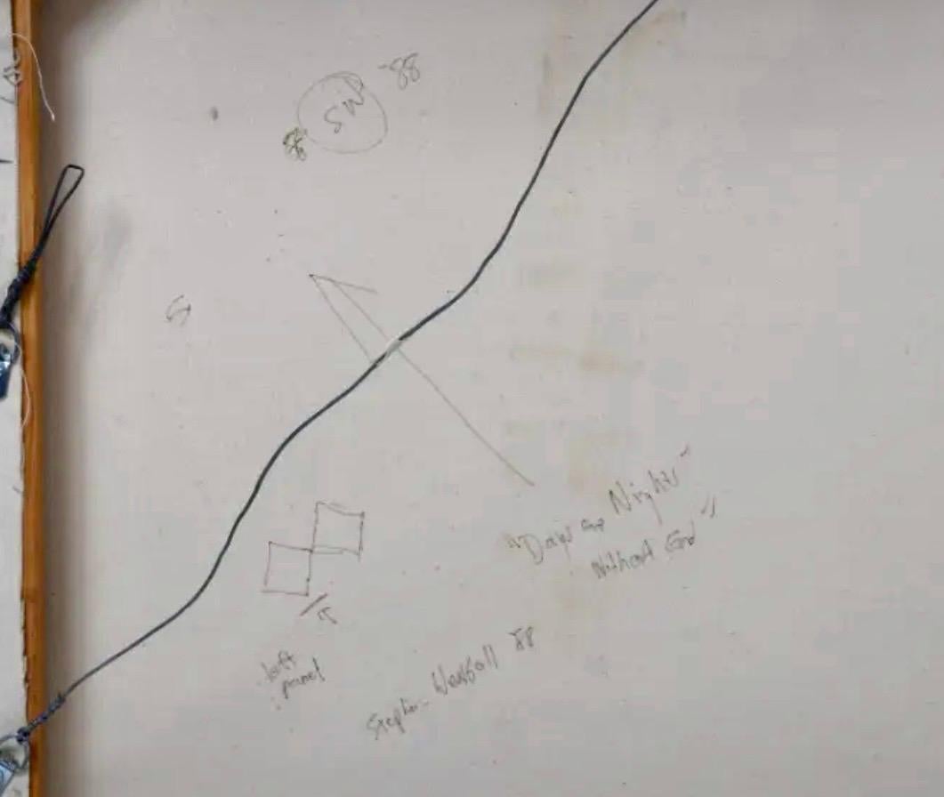 Large Stephen Westfall Diptych Abstract Oil Painting Post Minimalist Pop Art For Sale 4