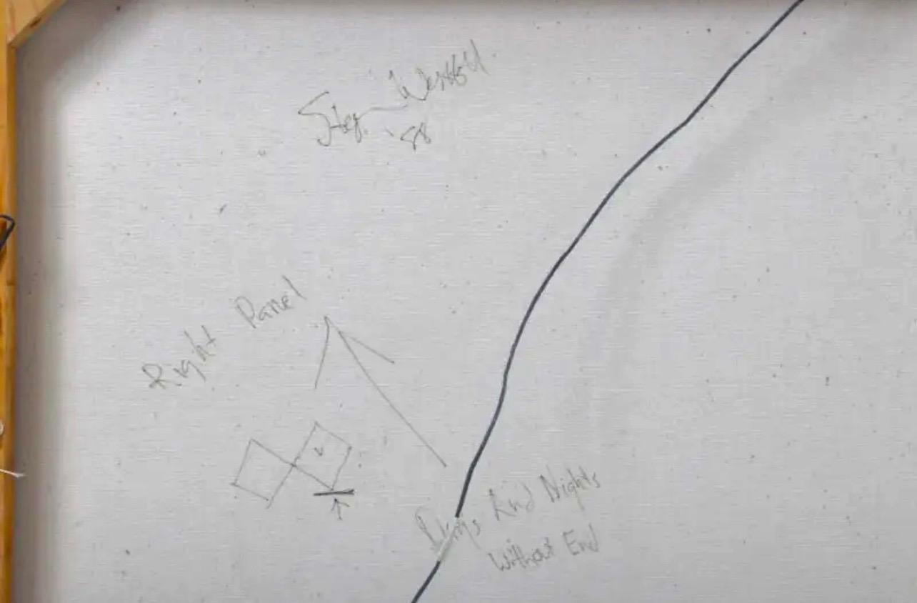 Large Stephen Westfall Diptych Abstract Oil Painting Post Minimalist Pop Art For Sale 6