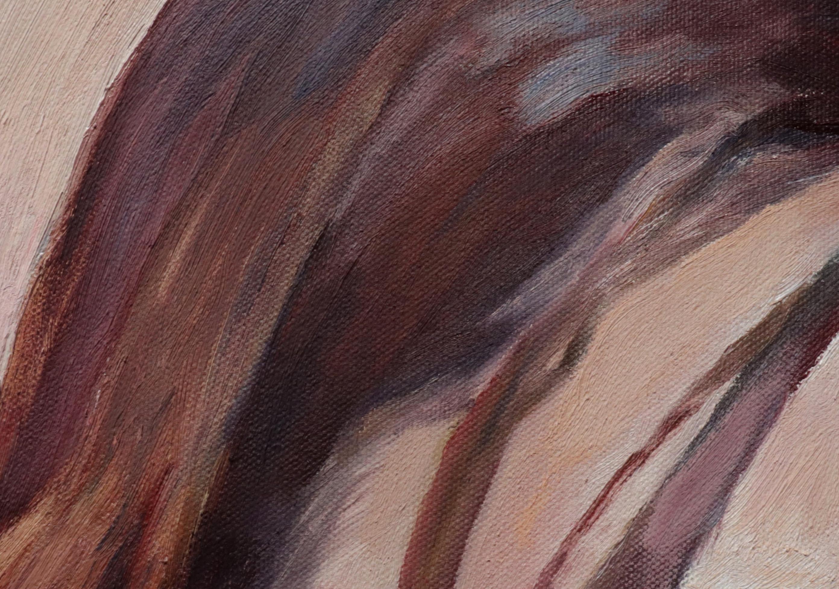 CONSTANCE II - Realismo contemporaneo / Pittura di ritratto - Portrait Painting Marrone di Stephen Wright