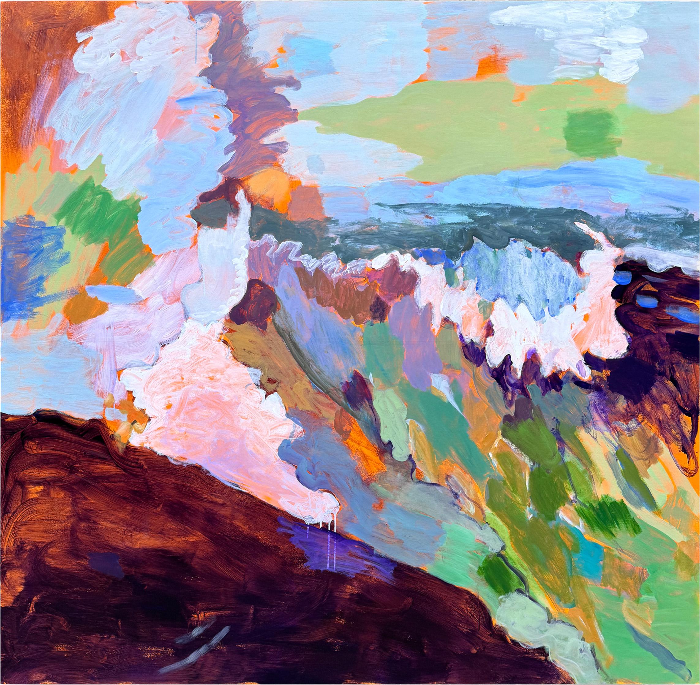 Stephen Wuensch Abstract Painting – Die Odyssee