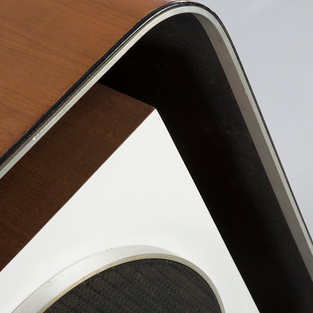 Mid-Century Modern Stephens Trusonic Quadreflex Square Eames Speaker Enclosure Unit