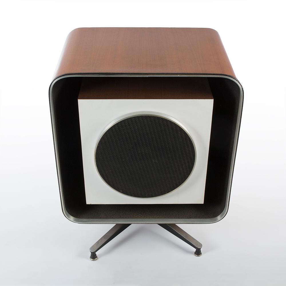 American Stephens Trusonic Quadreflex Square Eames Speaker Enclosure Unit