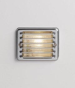 STEPLIGHT 110V - LED polished brass clear glass