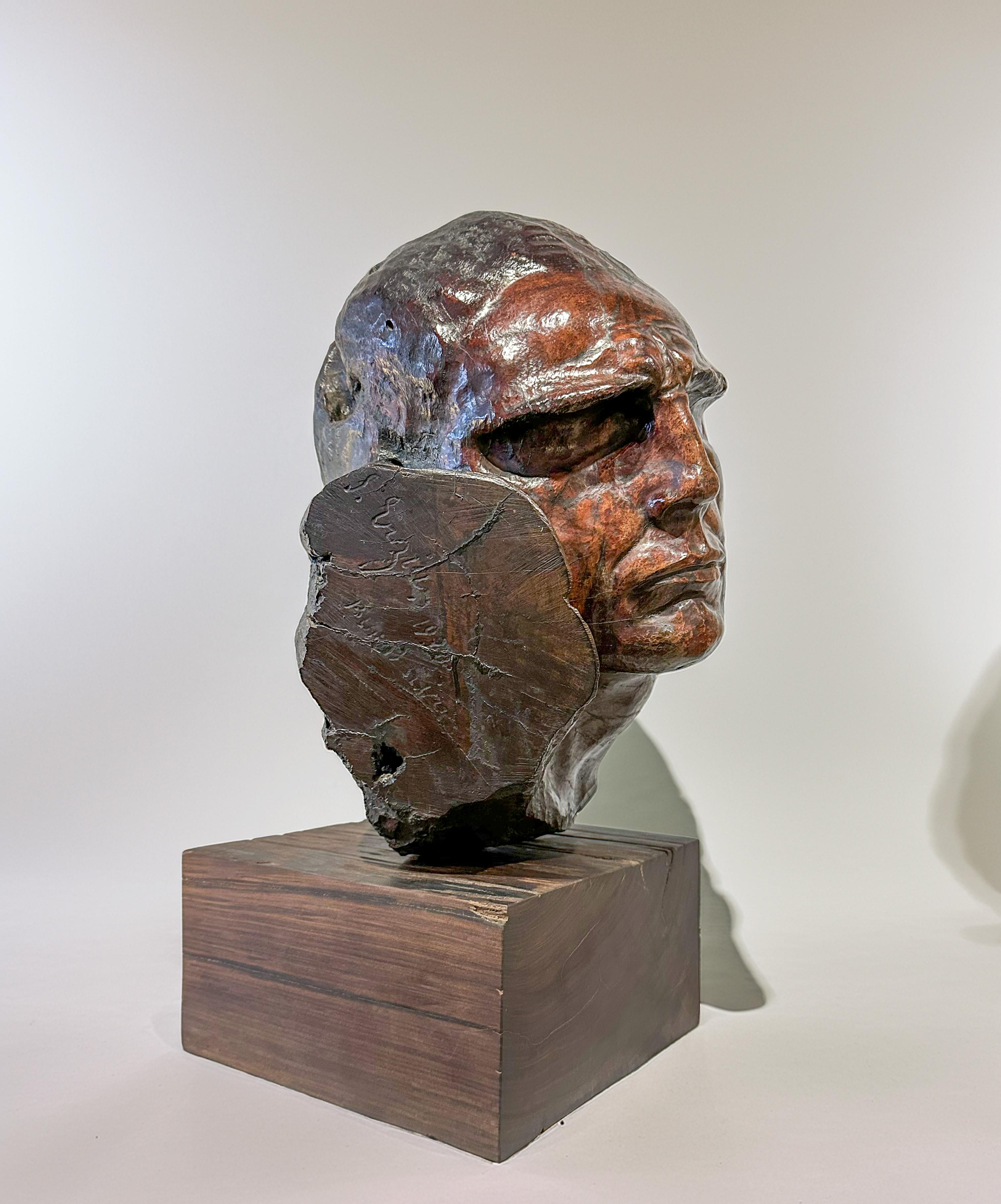 Inca, scultura in legno di quebracho dello scultore russo Stepan Erzia - Sculpture Accademia di Stepán Dmítrievich Erzia