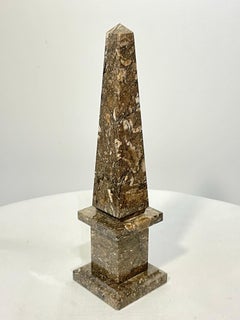 Stepped Obelisk Brown Fossil Tower