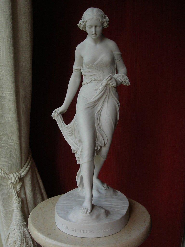 Stepping Stones Marble Bust Sculpture, 20th Century For Sale 1