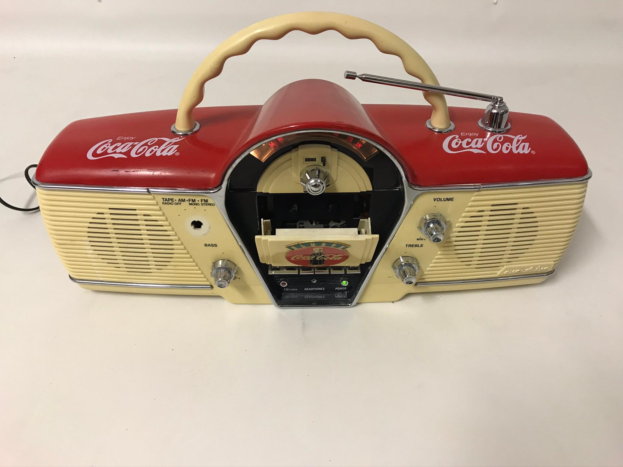 Stereo Radio Cassette Enjoy Coca, Cola, 