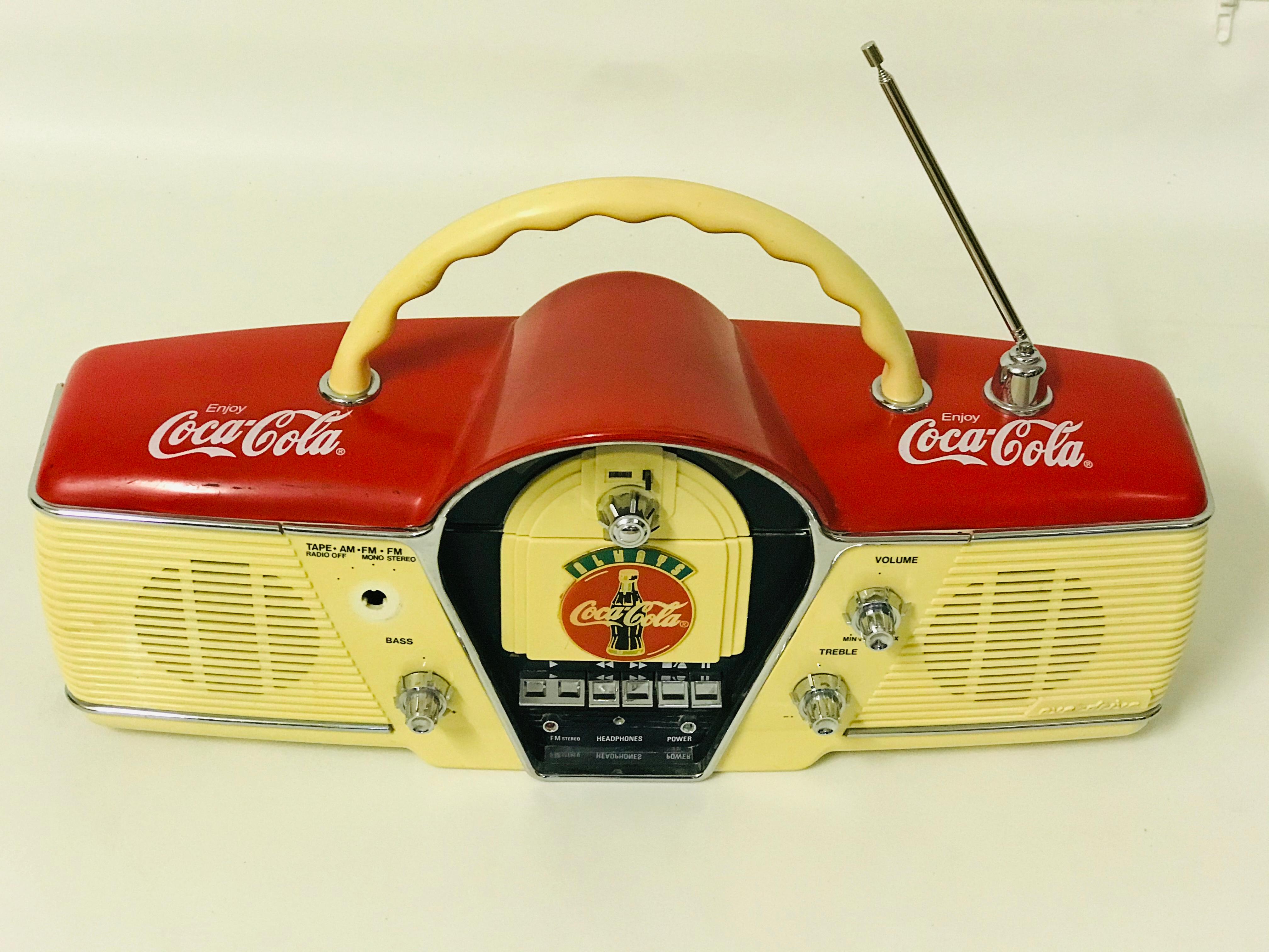 Stereo Radio Cassette Enjoy Coca Cola 1980 For Sale At 1stdibs Coca Cola Stereo