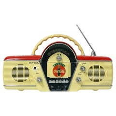 Retro Stereo Radio Cassette Enjoy Coca, Cola, "1980"