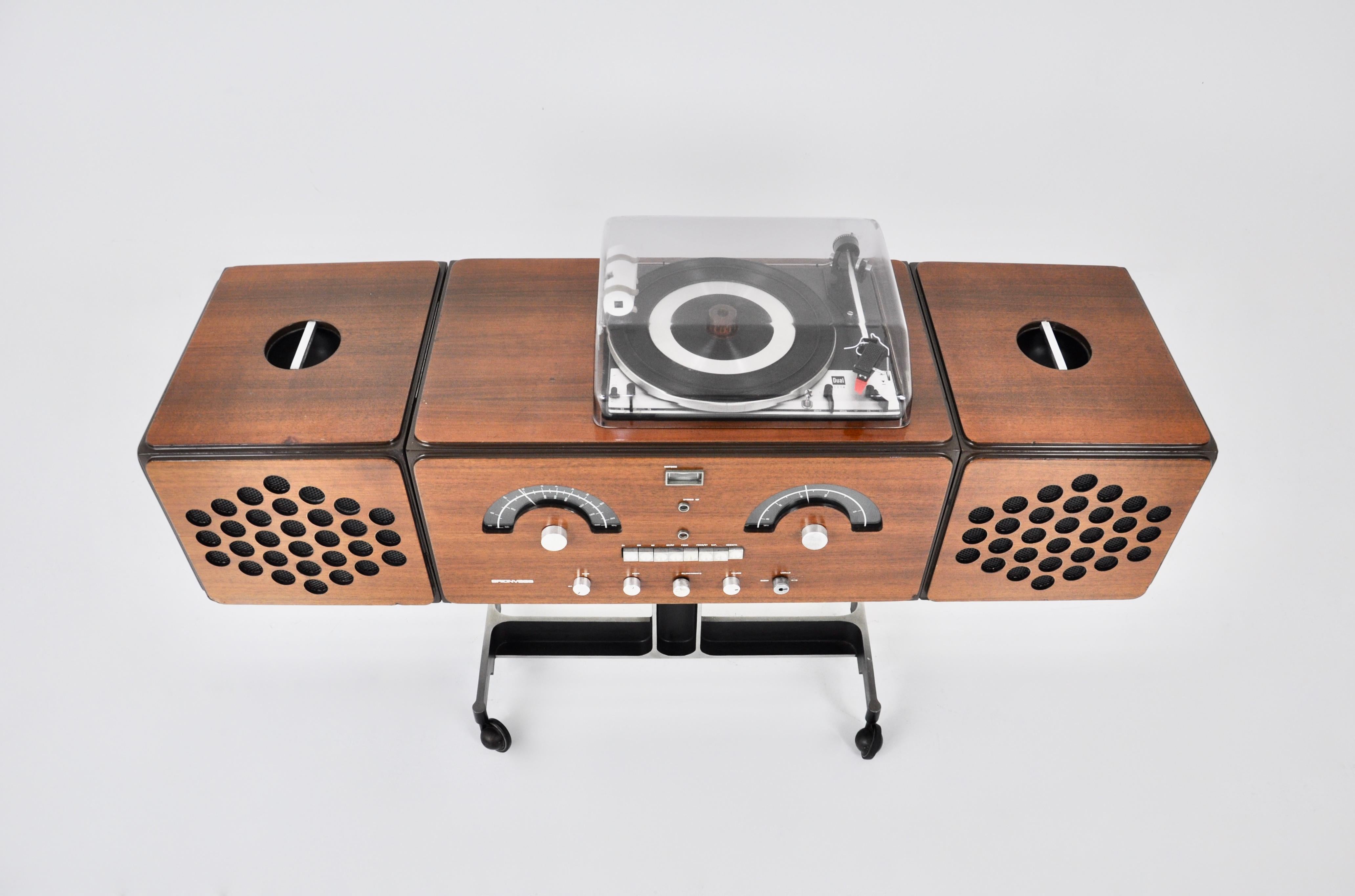 Stereo RR-126  radio by Pier Giacomo & Achille Castiglioni for Brionvega, 1960s For Sale 1