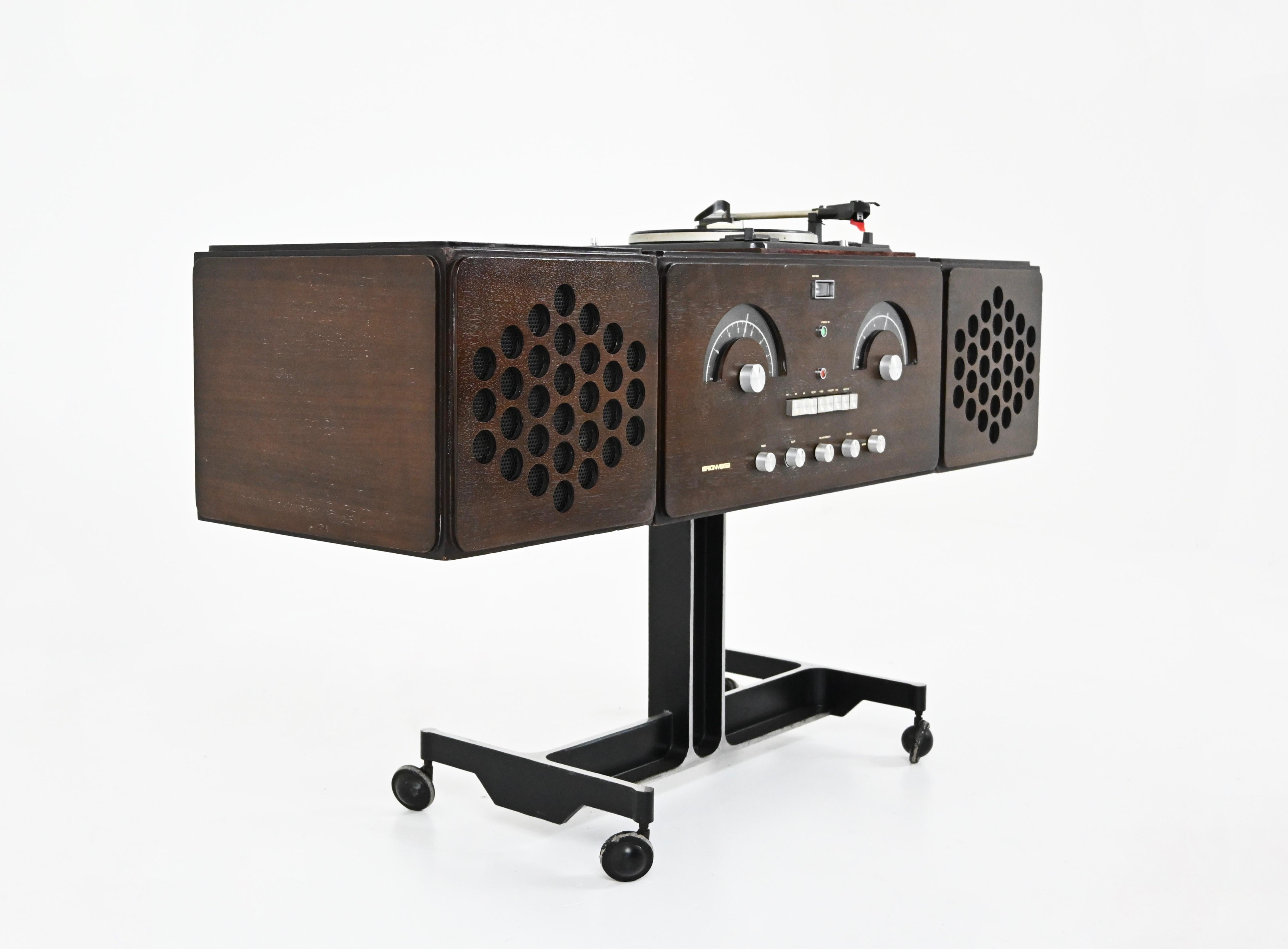 Stéréo RR-126  radio de Pier Giacomo & Achille Castiglioni pour Brionvega, années 1960 en vente 1