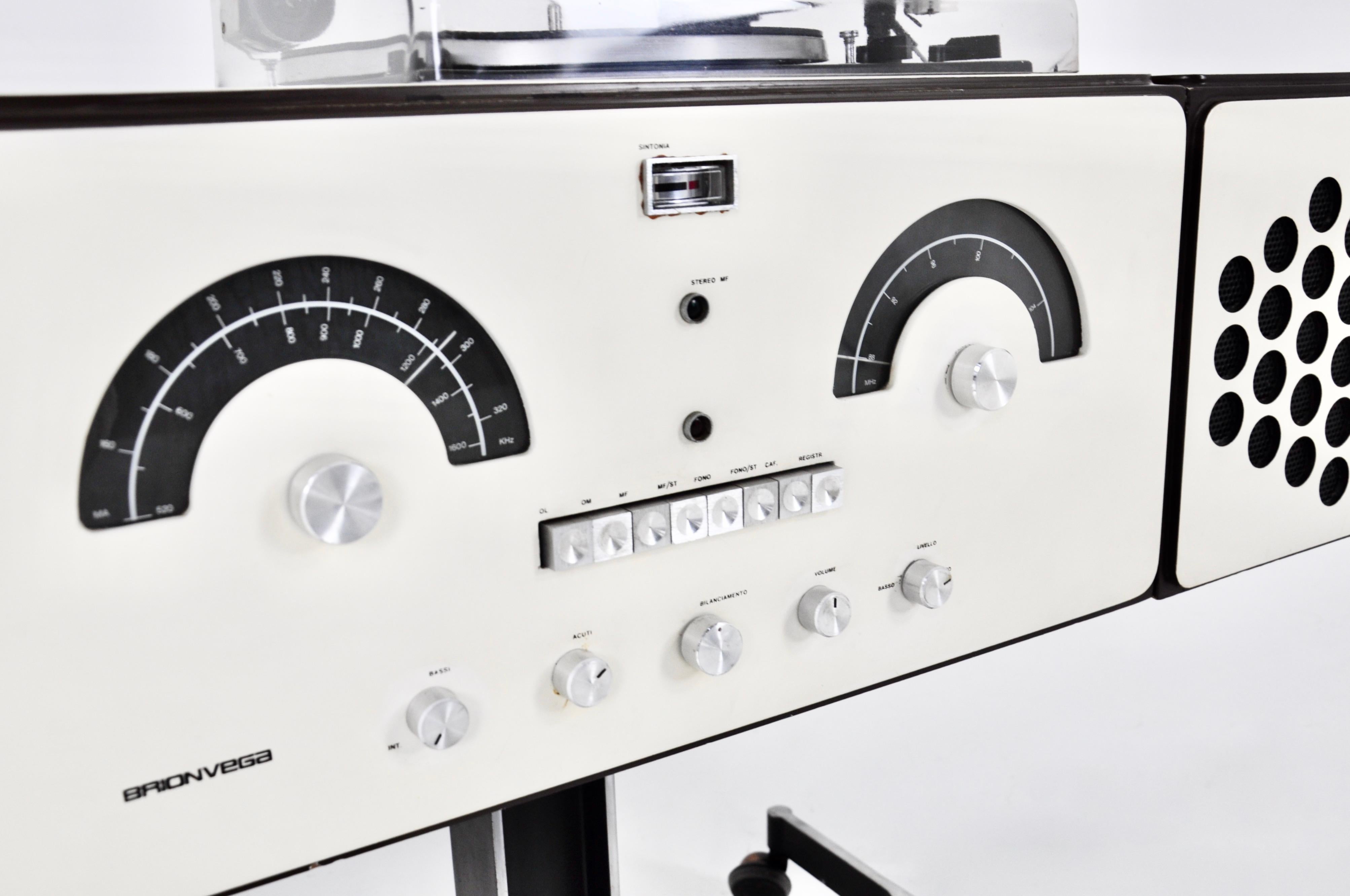 Radio stereofonica RR-126 di F.lli Castiglioni per Brionvega, anni '60 1