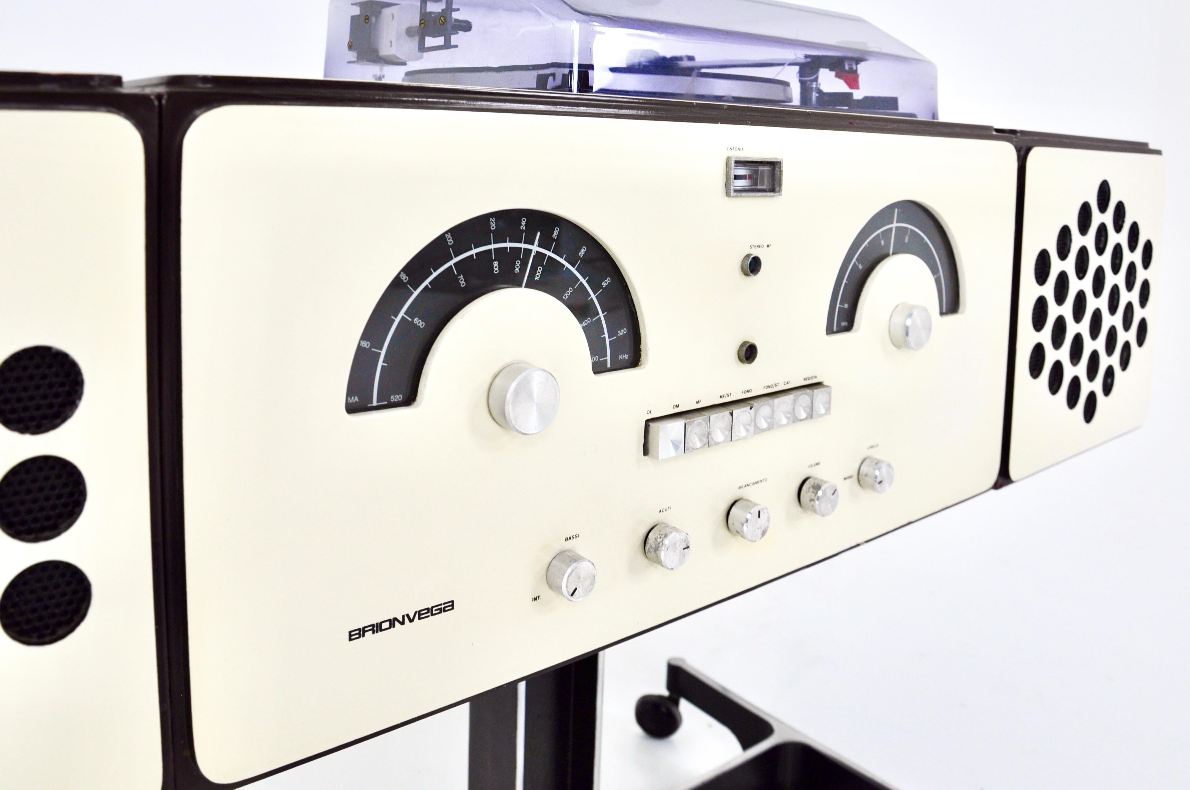 Stereophonic RR-126 Radio by F.lli Castiglioni for Brionvega, 1960s For Sale 5