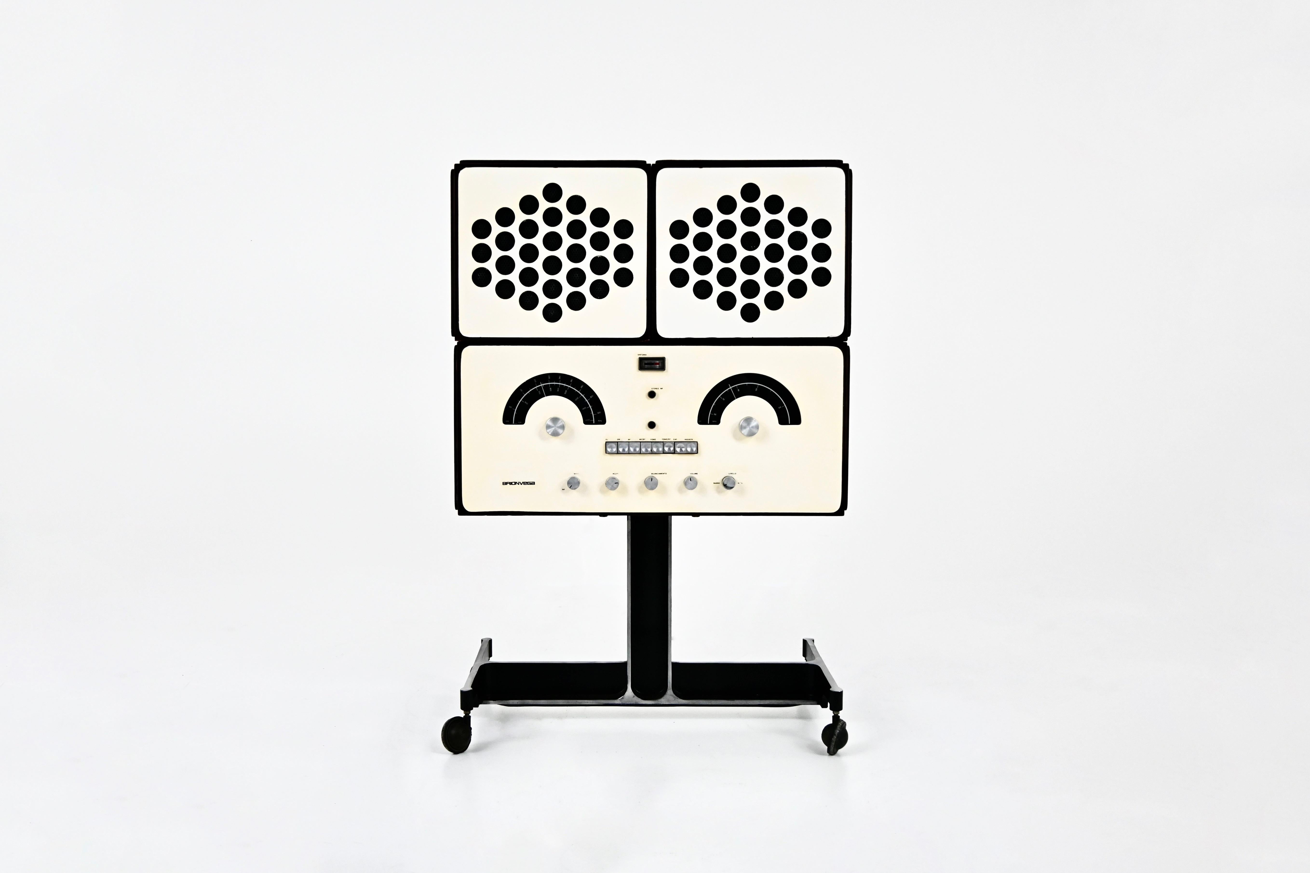 Mid-Century moderno Radio stereofonica RR-126 di F.lli Castiglioni per Brionvega, anni '60 in vendita