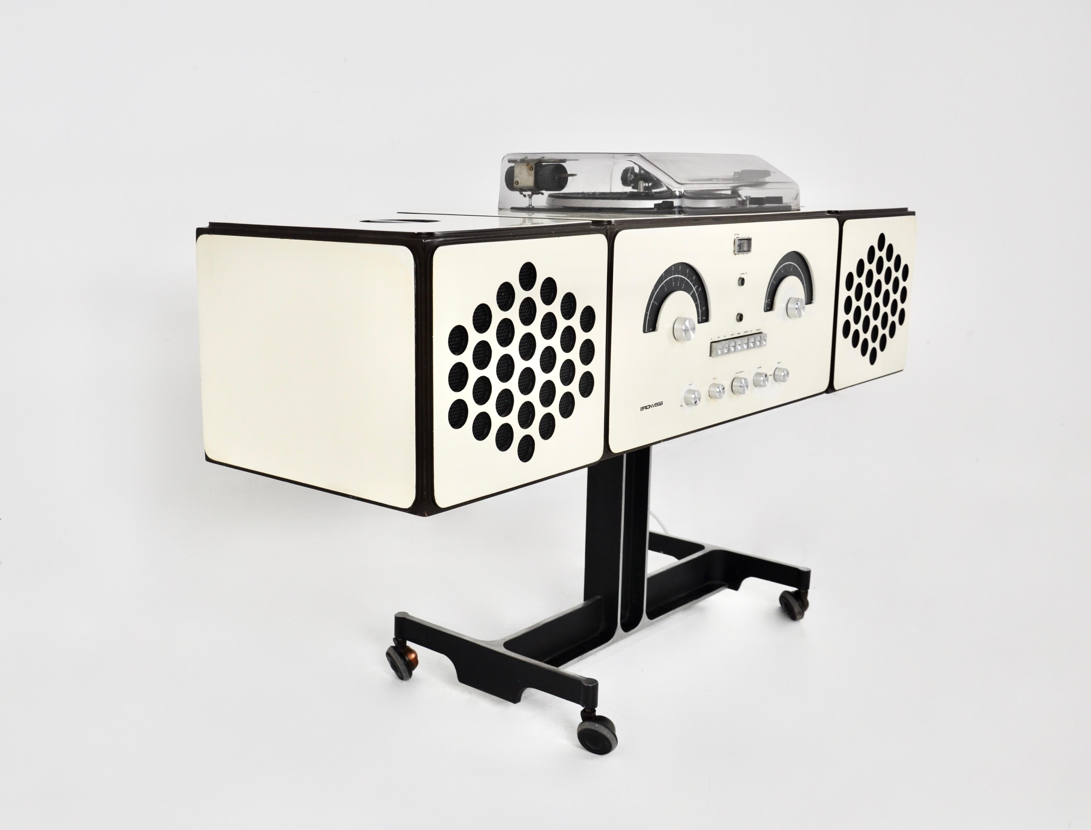 Mid-Century Modern Stereophonic RR-126 Radio by F.lli Castiglioni for Brionvega, 1960s