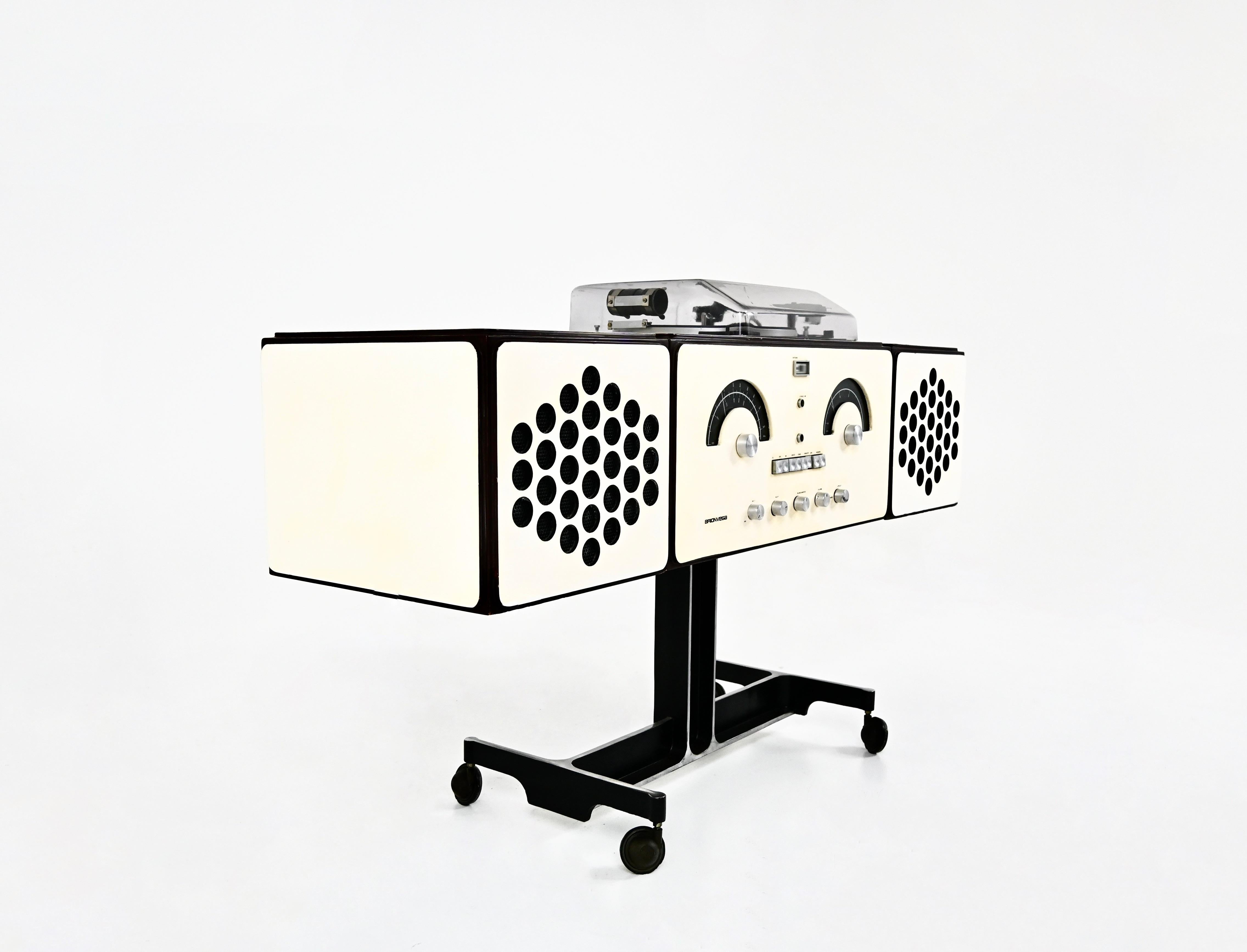 Metà XX secolo Radio stereofonica RR-126 di F.lli Castiglioni per Brionvega, anni '60 in vendita