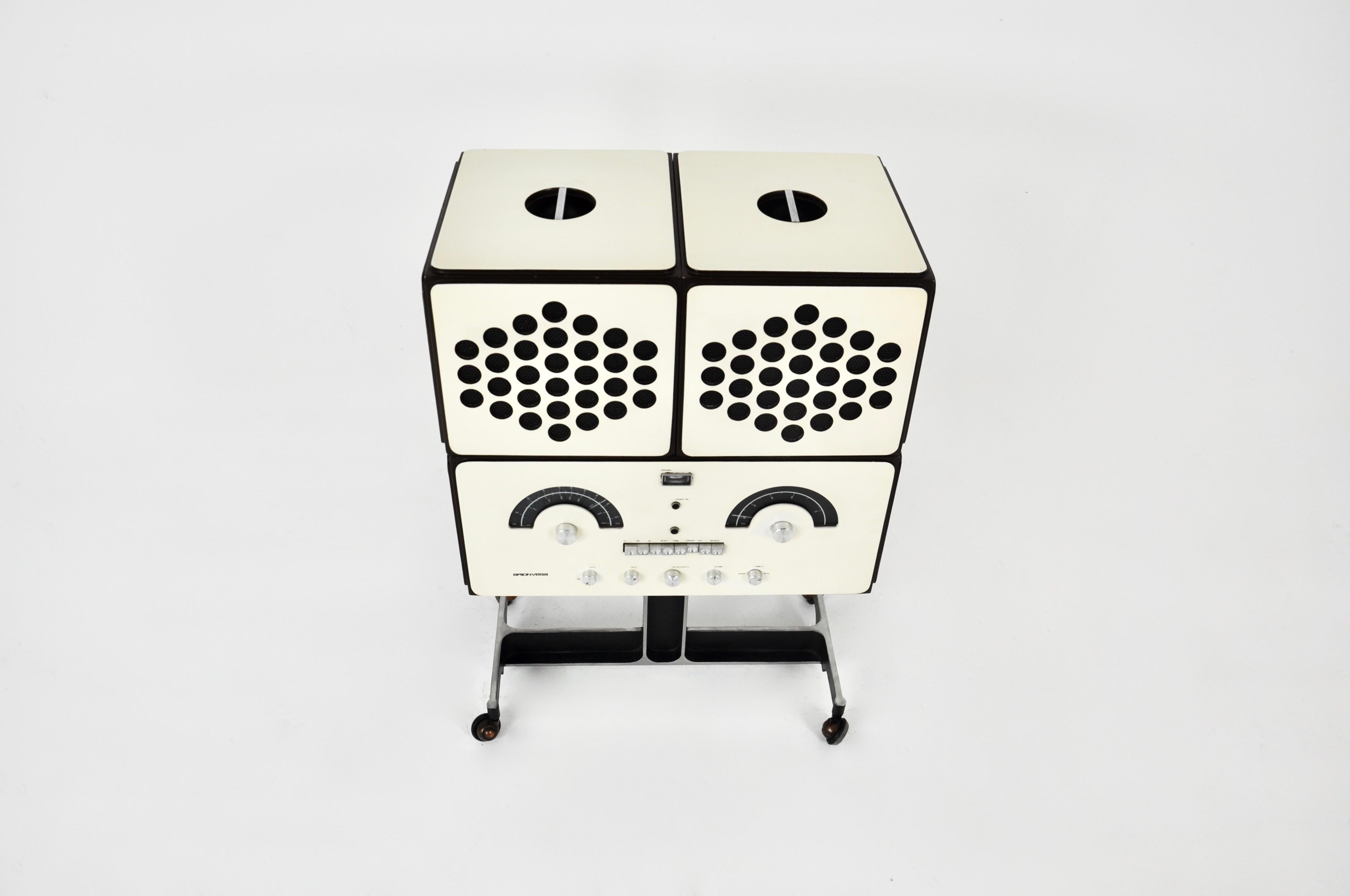 Metà XX secolo Radio stereofonica RR-126 di F.lli Castiglioni per Brionvega, anni '60