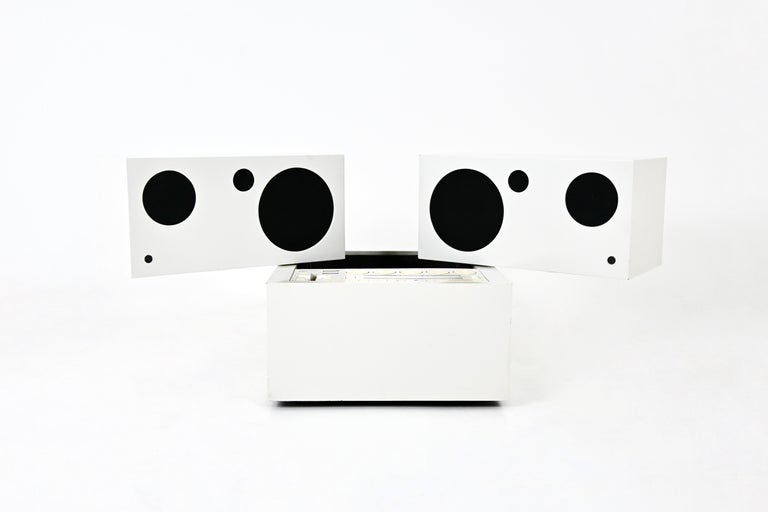 Stereophonic TOTEM rr130 Radio by Mario Bellini for Brionvega