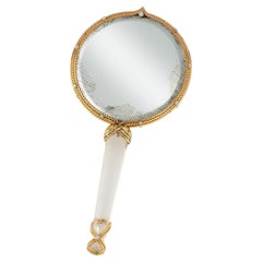 Used Sterle Gold Hand Mirror