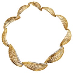 Sterlé Paris Yellow Gold Diamond Necklace