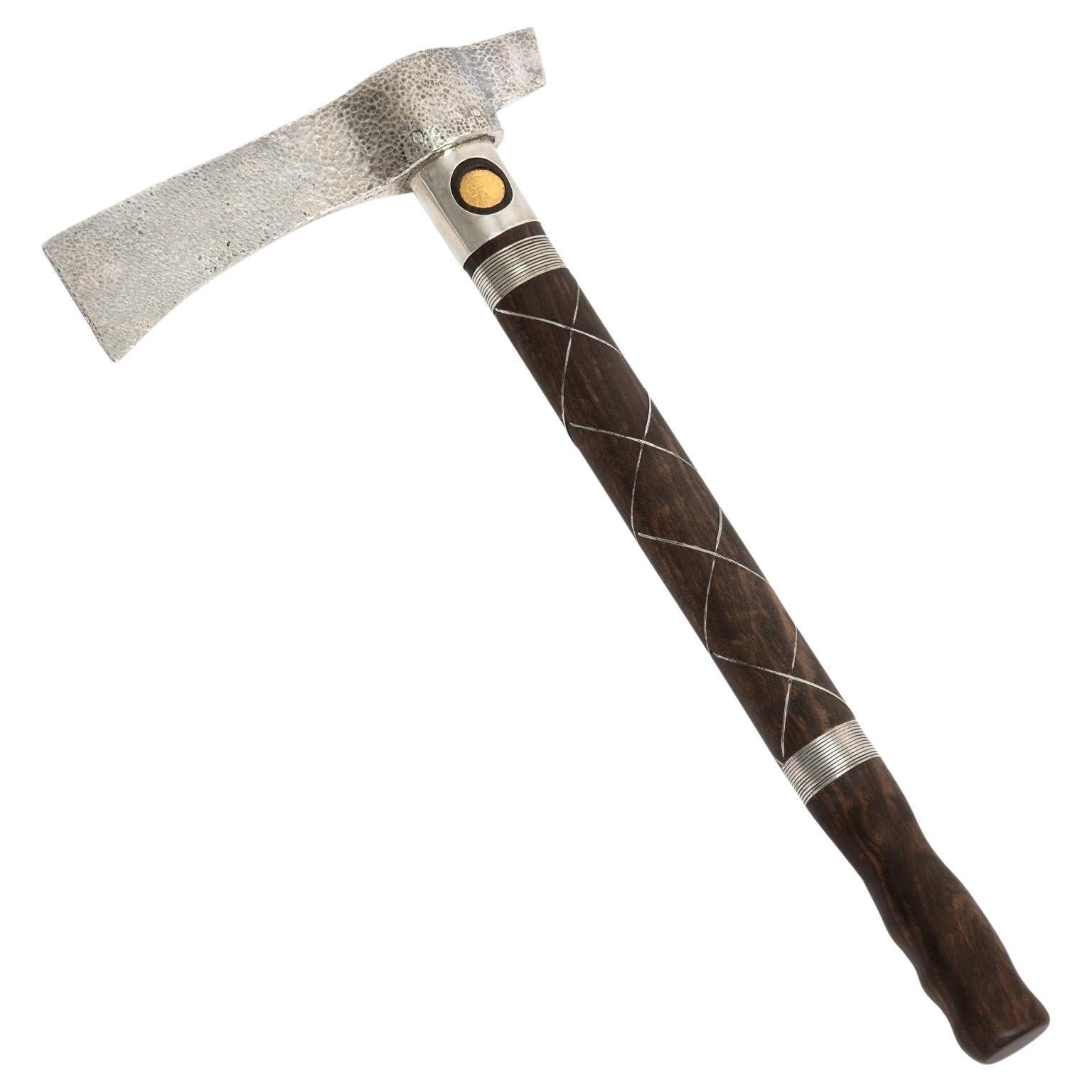 Sterling and 22k Axe For Sale